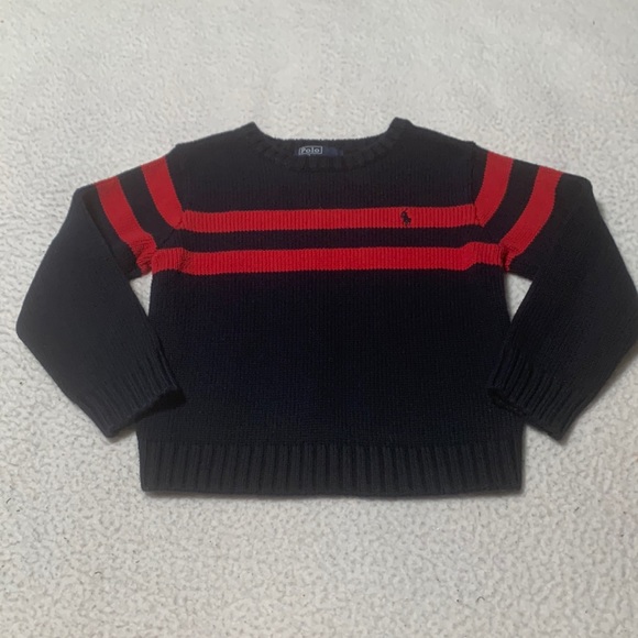 Ralph Lauren Polo Little Boys Cotton Sweater, EUC, Size 5 - Picture 1 of 9